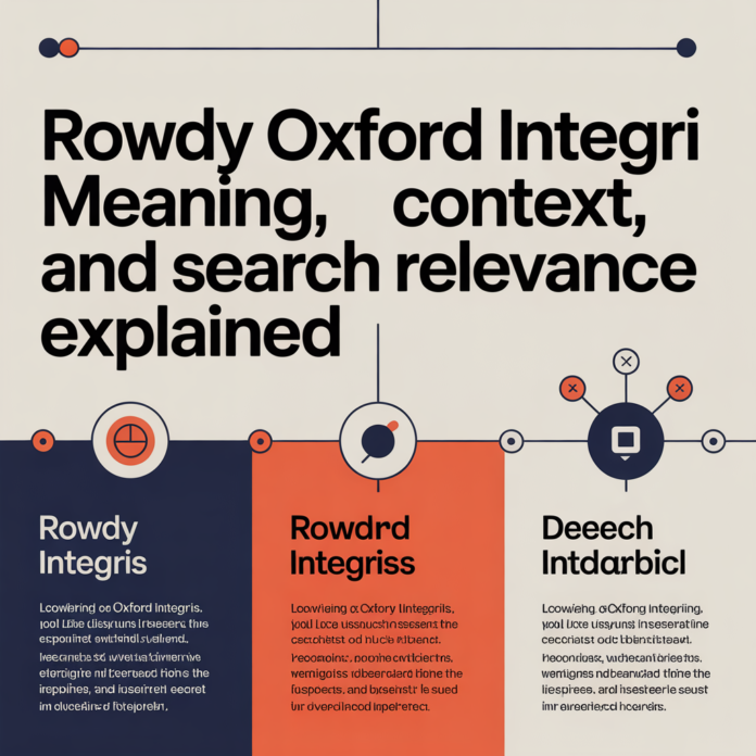 Rowdy Oxford Integris