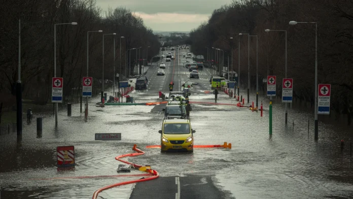Glasgow Water Main Break Shettleston